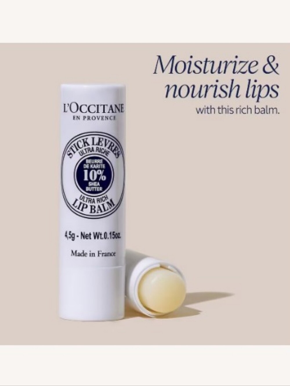 L'Occitane Shea Butter Ultra Rich Lip Balm Set